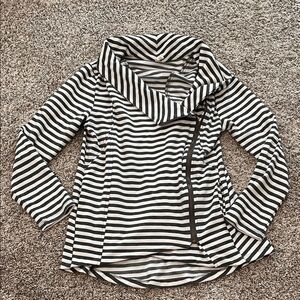 My beloved Striped Women's Sweater with Zipper